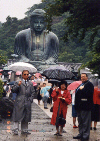 Beim großen Buddha in Japan